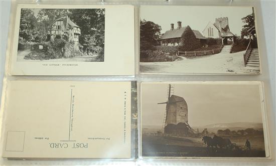 Sussex Alphabetically. An album of 170 postcards - Plummers Plain to Worthing